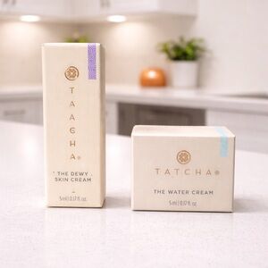 ✨ TATCHA Mini Hydration Duo – Dewy Skin Cream + Water Cream (BNIB)